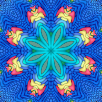 幾何花型 立體拼花 無分層