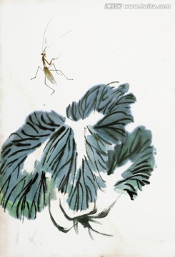 齊白石 白菜蔬菜高清作品