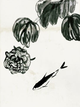 齊白石魚蝦高清作品
