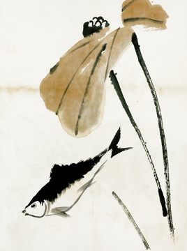齊白石 魚蝦高清作品