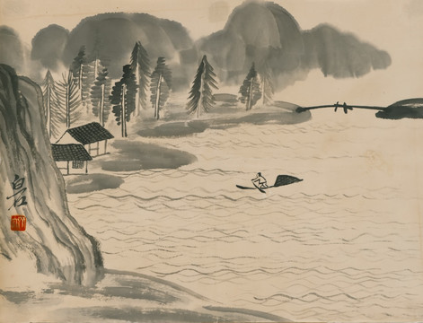 齊白石 山水高清作品