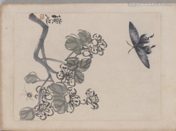 齊白石草蟲原始掃描