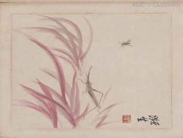 齊白石草蟲原始掃描
