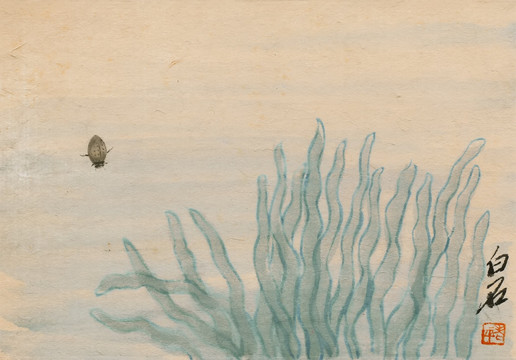 齊白石 花卉蟲草高清作品