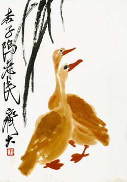 齊白石 雞鴨家禽高清作品