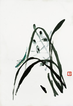 齊白石 花蟲水墨高清作品