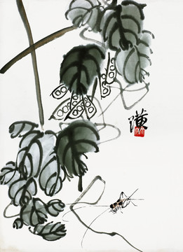 齊白石 花蟲(chóng)水墨高清作品