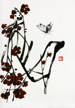 齊白石 花卉蟲高清作品