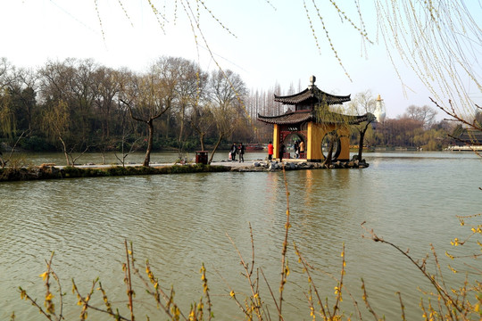 扬州 瘦西湖 钓鱼台 湖上园林