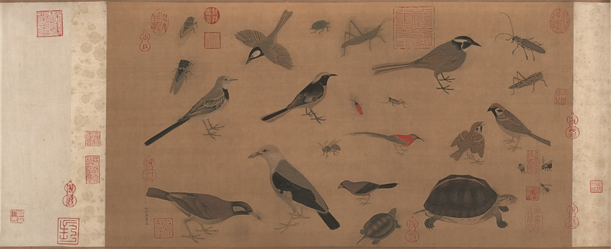于非庵 百禽圖