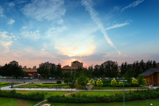 天空 云彩 晚霞 彩云 风景