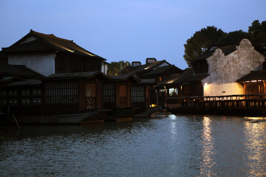 乌镇西栅夜景