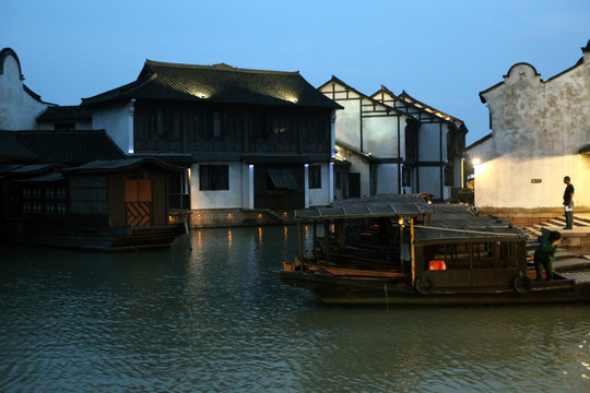 乌镇西栅夜景