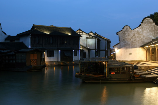 乌镇西栅夜景