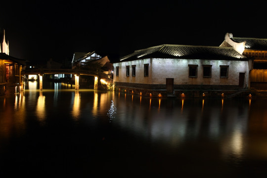 乌镇西栅夜景