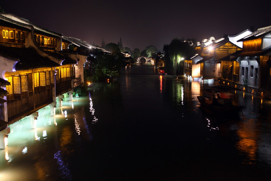 乌镇西栅夜景