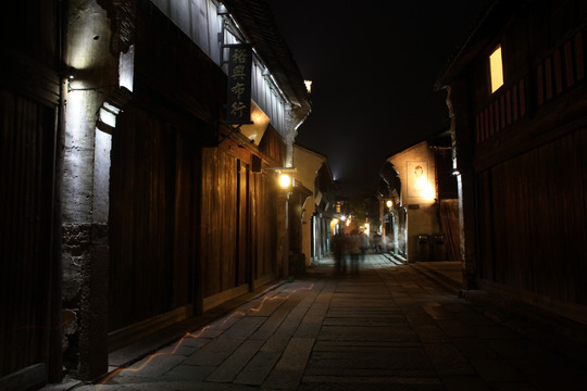 乌镇西栅夜景