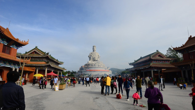 东莞观音山寺庙 全景