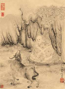 石濤 羅漢冊