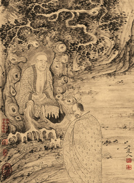石濤 羅漢冊
