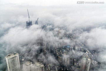 厦门国际中心鸟瞰厦门