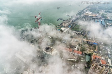 厦门国际中心鸟瞰厦门