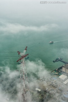 厦门国际中心鸟瞰厦门