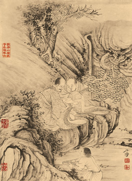 石濤 百開(kāi)羅漢冊(cè)
