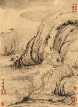石濤 百開羅漢冊(cè)
