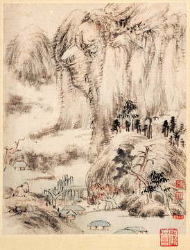 八大山人 山水画