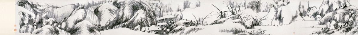 八大山人 河上花圖卷四