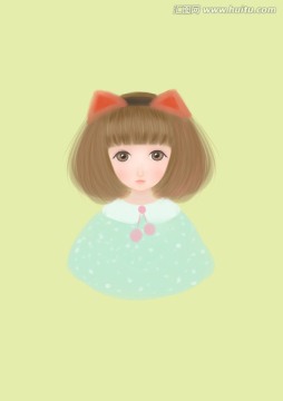 可愛的女孩