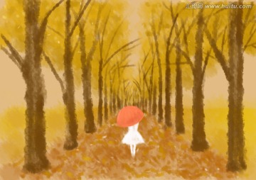 秋日樹林