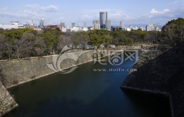 大阪城护城河