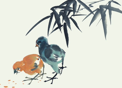 國畫花鳥素材
