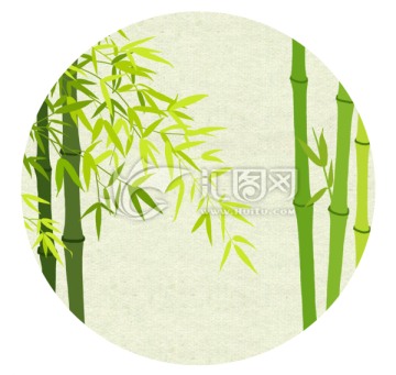 高清手繪 竹 竹子 裝飾畫(huà)