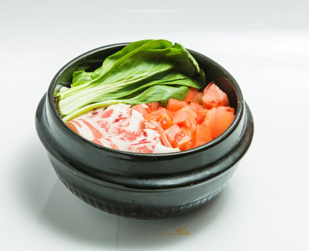 西红柿牛肉 石锅饭