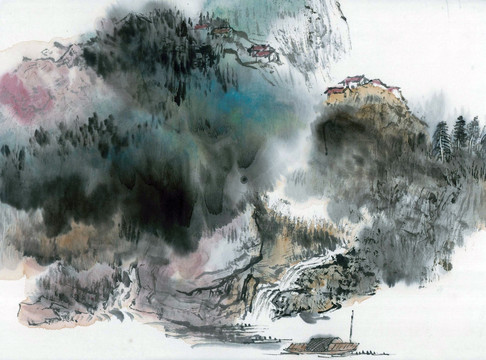 水墨畫 山水畫 國畫