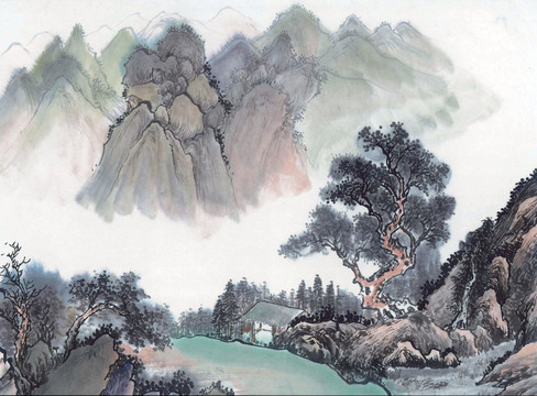 水墨画 山水画