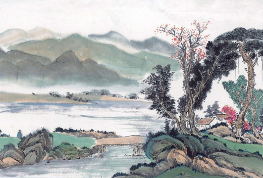 水墨畫 山水畫 國畫