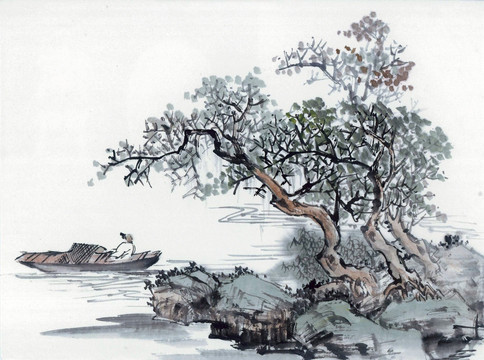 水墨畫 山水畫 國畫