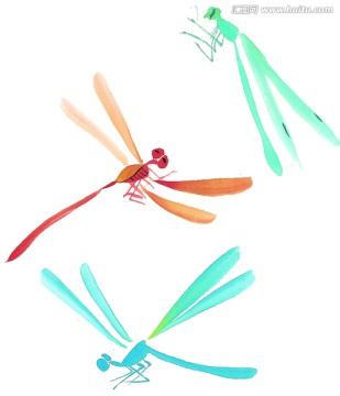 國(guó)畫素材 昆蟲