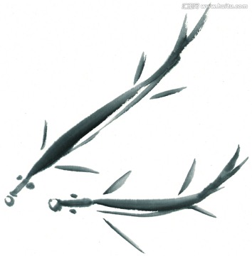 水墨魚(yú) 工筆畫(huà)素材