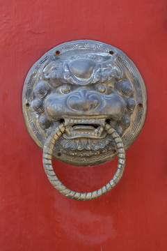 輔首 門環(huán) 大門裝飾 獅子