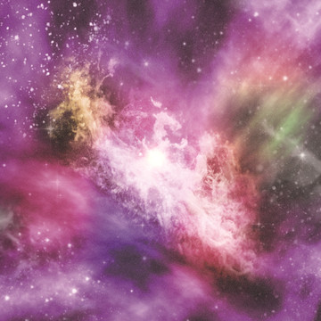 高清絢麗宇宙星空（合層）