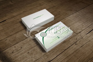 綠色簡潔大氣企業(yè)通用名片設(shè)計