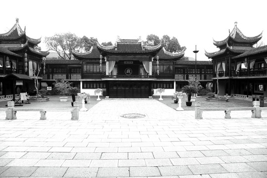 古戲樓 大戲臺 春暉樓 老照片