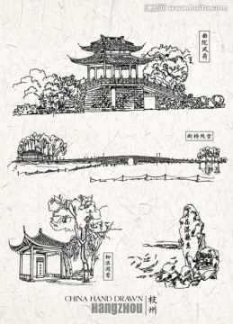 西湖旅游景点