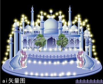 城堡婚禮主題舞臺設(shè)計