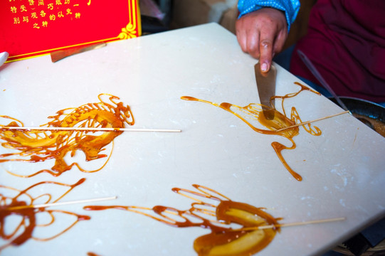 中国民间传统艺术 糖画